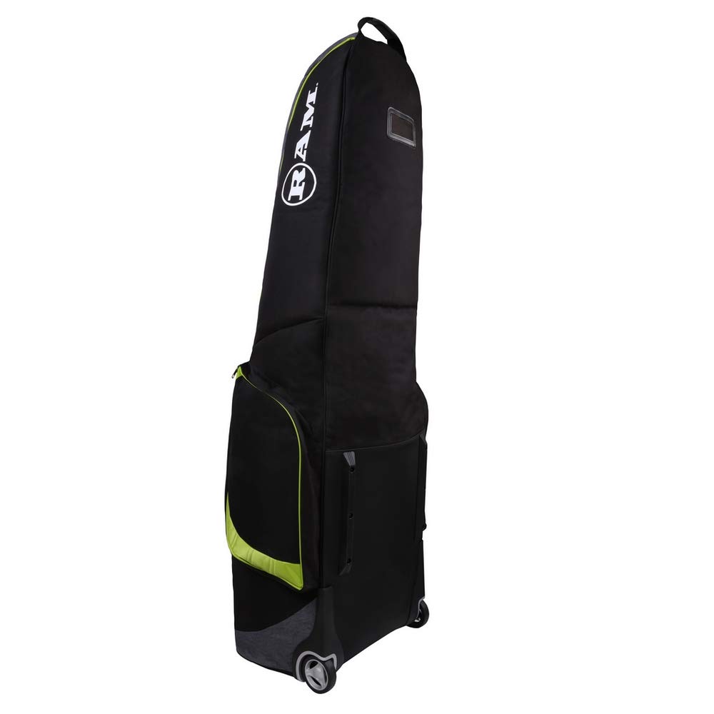 Ram FX Golf Travel Cover Deluxe Padded Wheeled Flight Bag - Durable Protection for Air Travel & Storage