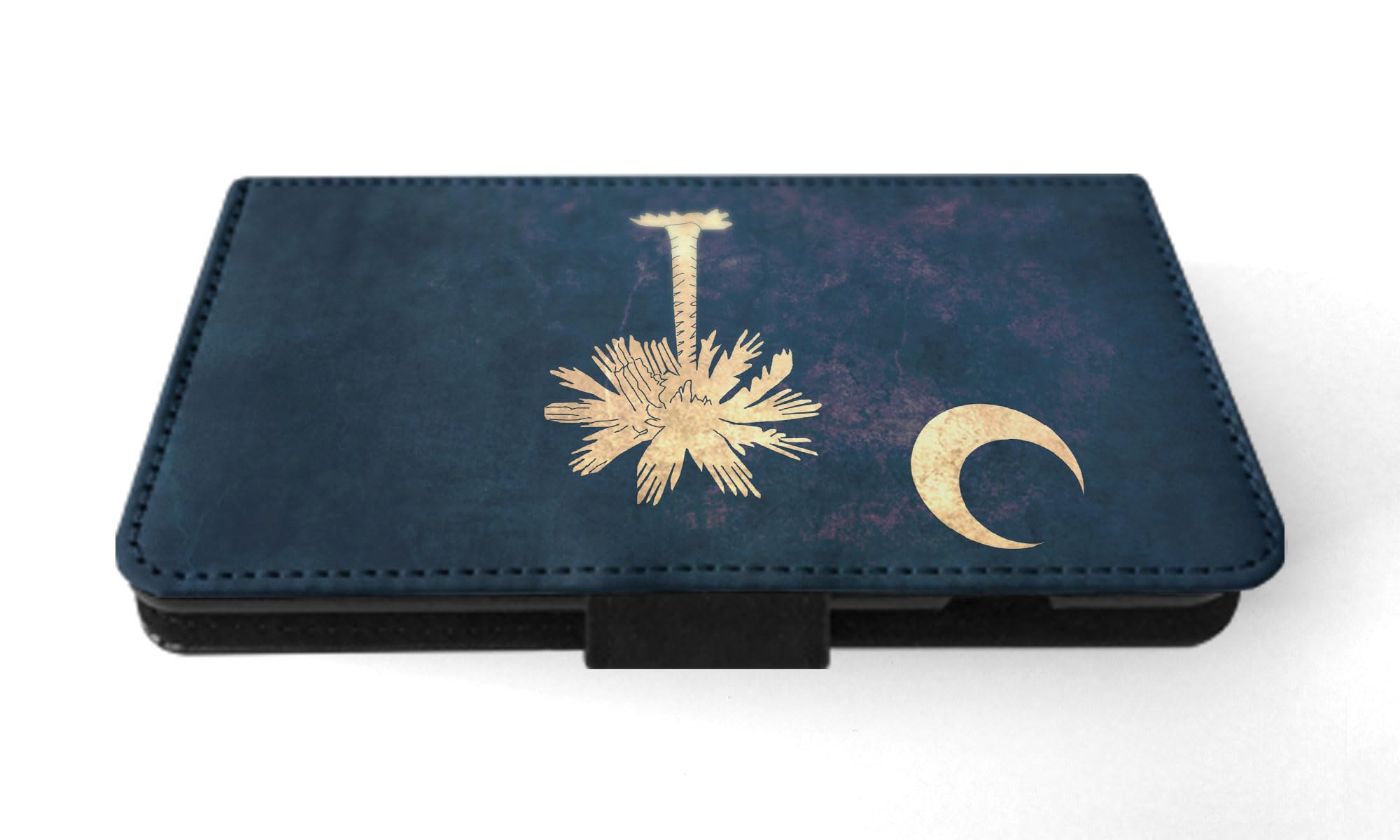 South Carolina US State Flag Flip Wallet Phone Case for Samsung Galaxy S23 - Stylish Protective Cover with Card Slots | Perfect for Travel, Work & Everyday Use