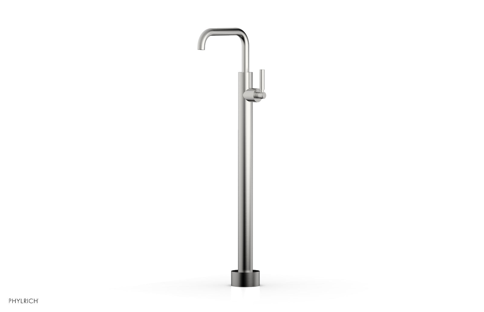 Premium Tall Floor Mount Tub Filler with Lever Handle - D130 45 02 - Modern Bathroom Faucet for Freestanding Tubs, Luxury Spa Experience