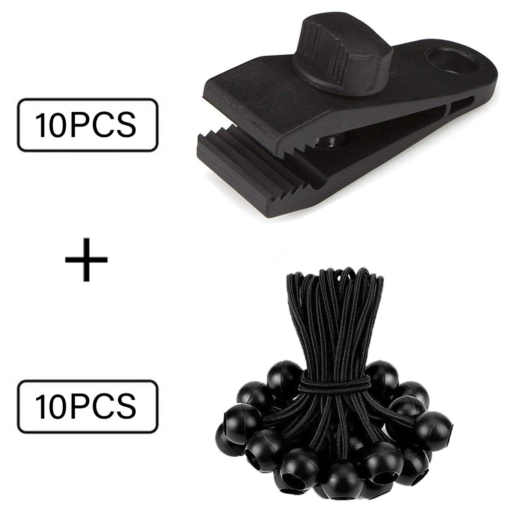 Heavy Duty Reusable Linoleum & Tarpaulin Clips with Screws - Secure Coverings for Trucks, Boats, Camping & Outdoor Use