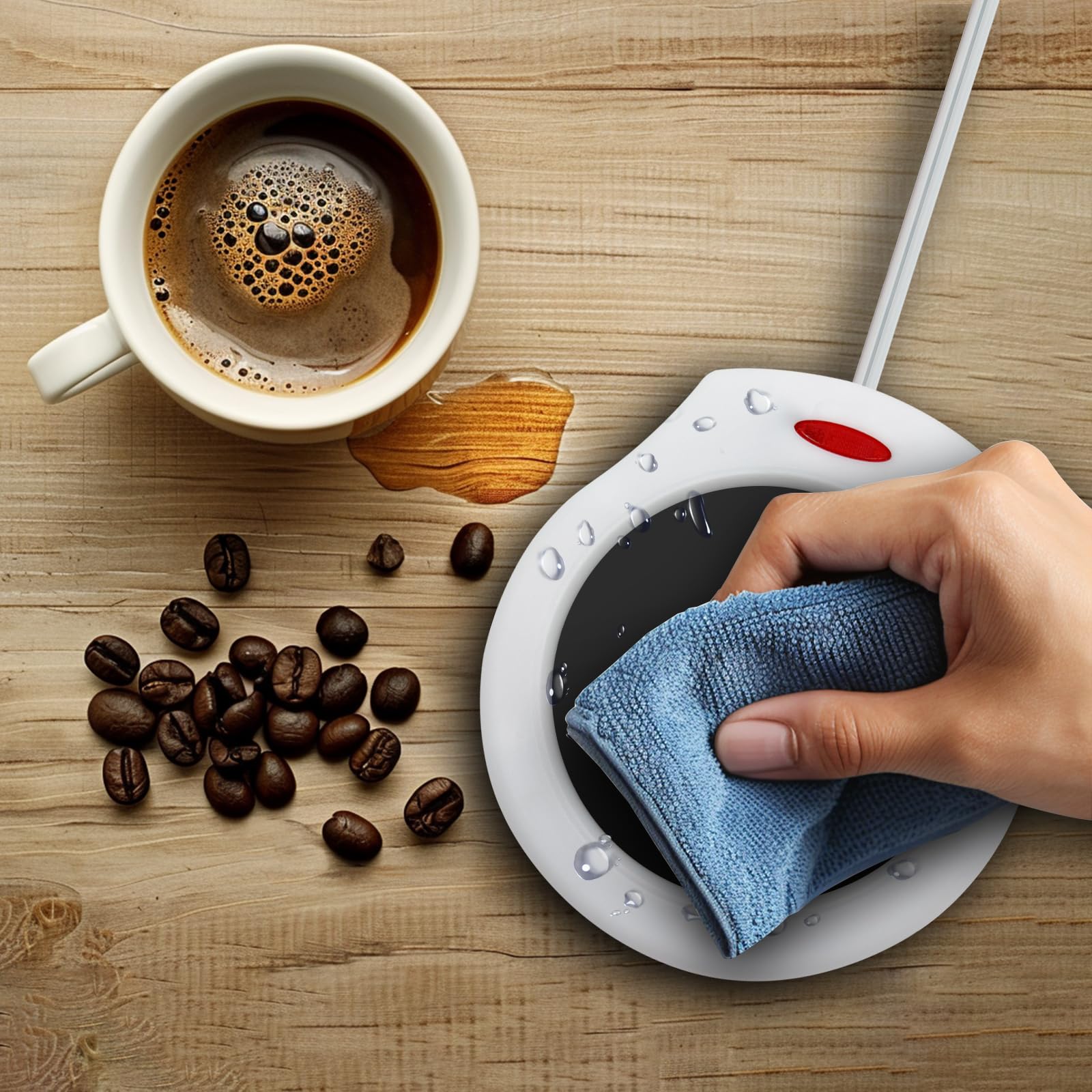Premium Aroma Diffuser & Electric Mug Warmer for Home & Office - Keeps Coffee, Tea, Cocoa & Soup Warm - Perfect Winter Gift with Scented Candles - Ideal for Relaxation, Work & Cozy Evenings