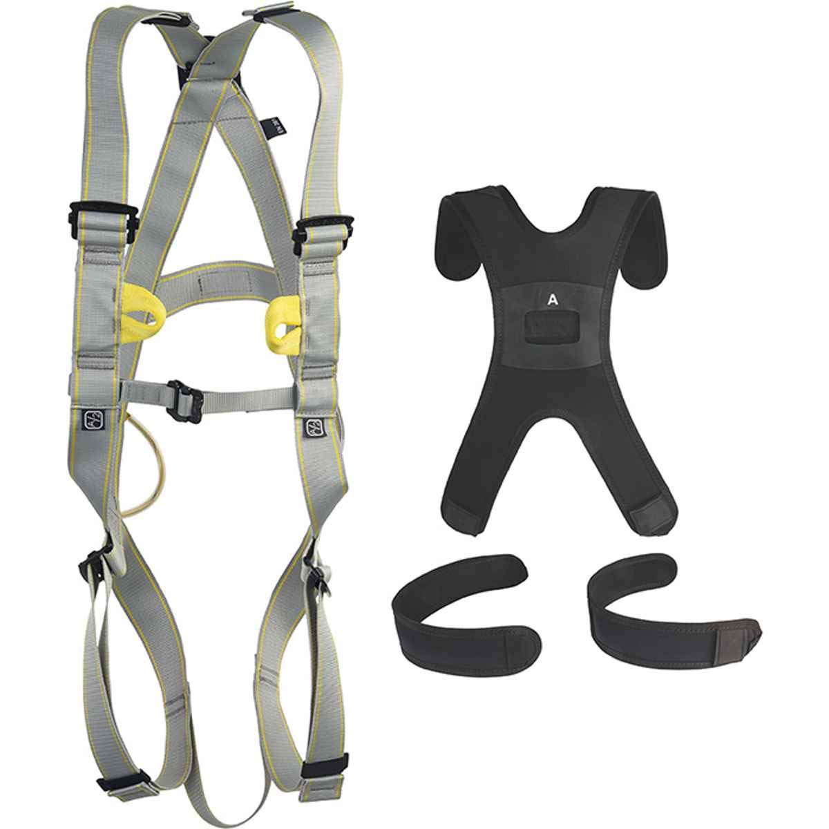 Singing Rock Basic Fully Adjustable Safety Harness for Fall Arrest - Padded & Comfortable Work Harness with Adjustable Straps (Sizes S/M/L) - Ideal for Construction, Roofing & Industrial Work