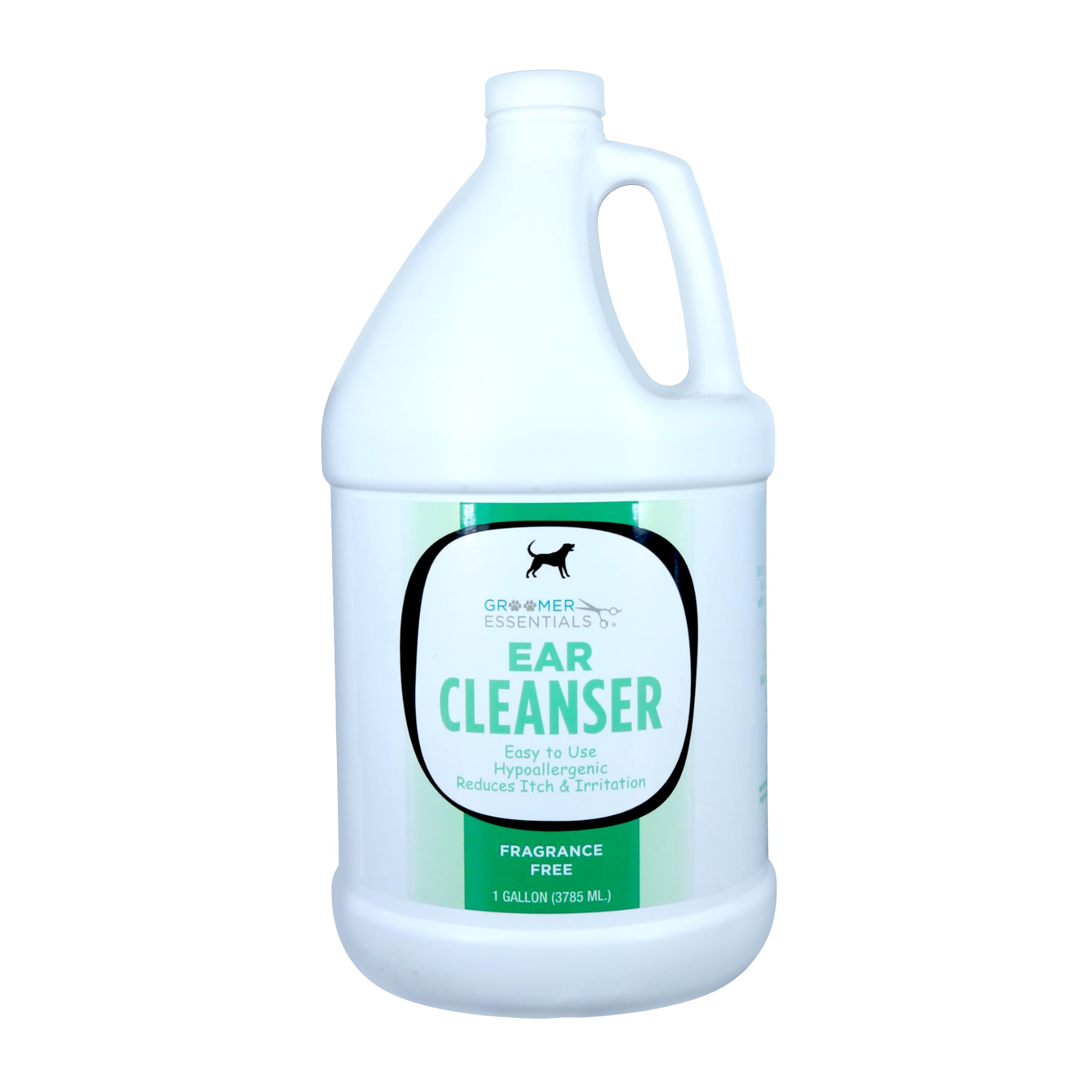 Ear Cleanser for Dogs & Cats - 1 Gallon Veterinary-Grade Ear Cleaning Solution | Safe & Gentle for Pet Ear Hygiene, Infections & Wax Removal