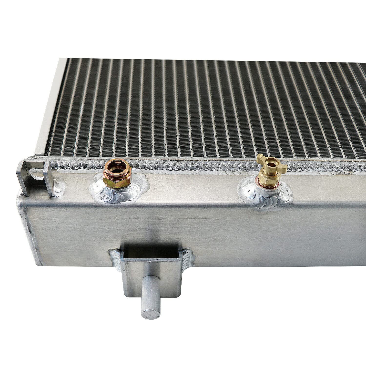 All-Aluminum 3-Row Radiator for 2005-2011 Dodge Ram Dakota ST/SXT/SLT 3.7L 4.7L - Includes Shroud, Fan & Relay - Heavy Duty Cooling Upgrade for Off-Roading, Towing & Hot Climate Driving (Fits 2005-2011 Models)