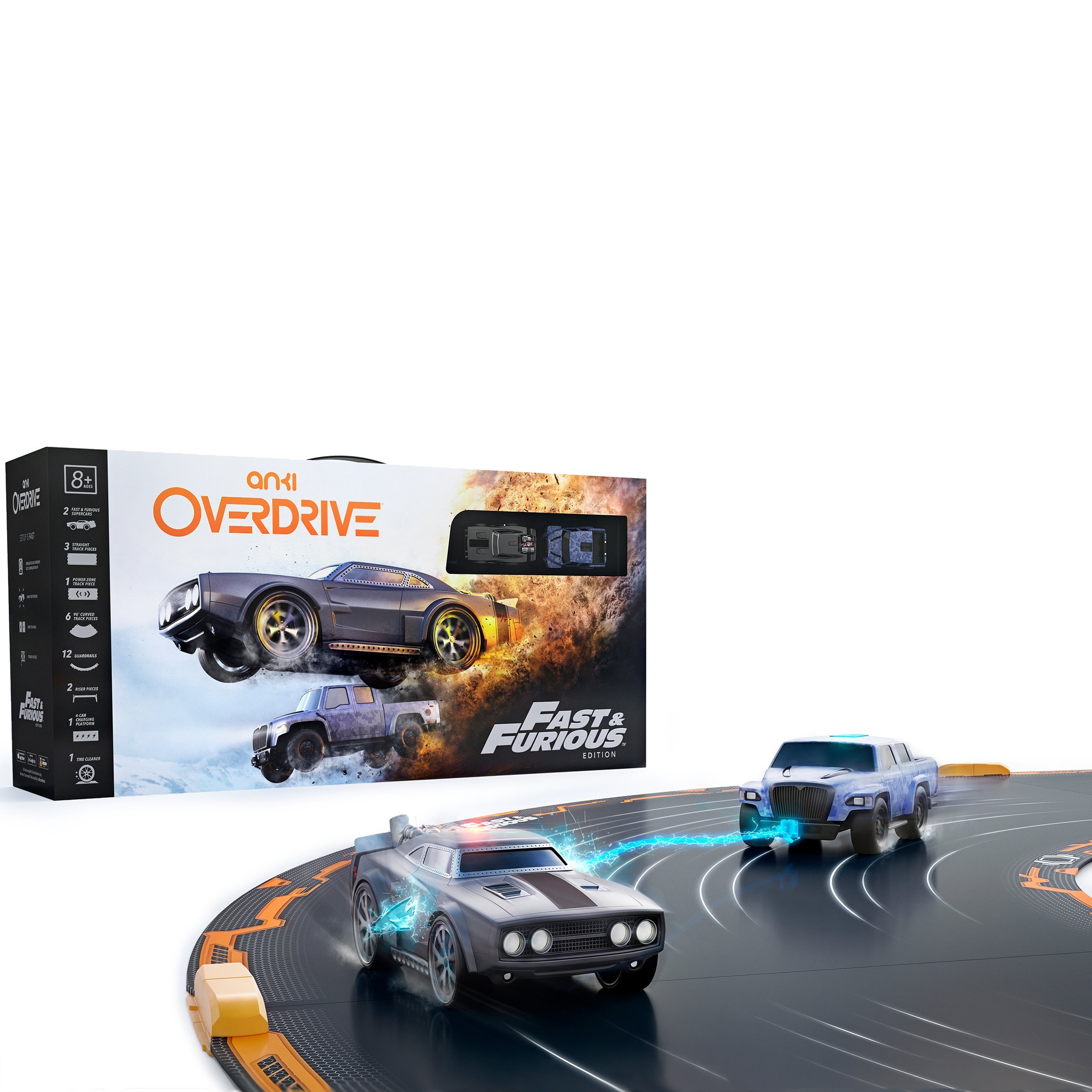 Anki Overdrive Fast & Furious Edition - High-Speed RC Racing Car Set with Smartphone App Control - Perfect for Family Game Nights & Competitive Racing Battles