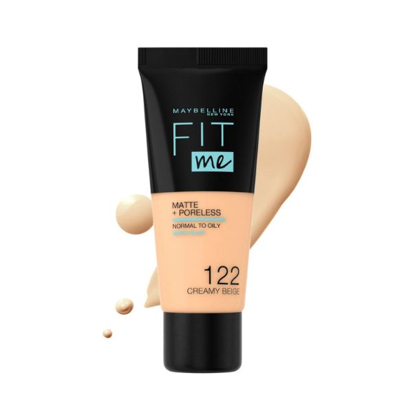 Fit Me Matte Poreless Liquid Foundation - Oil-Free Makeup for Normal to Oily Skin | Long-Lasting Coverage for Daily Wear & Special Occasions
