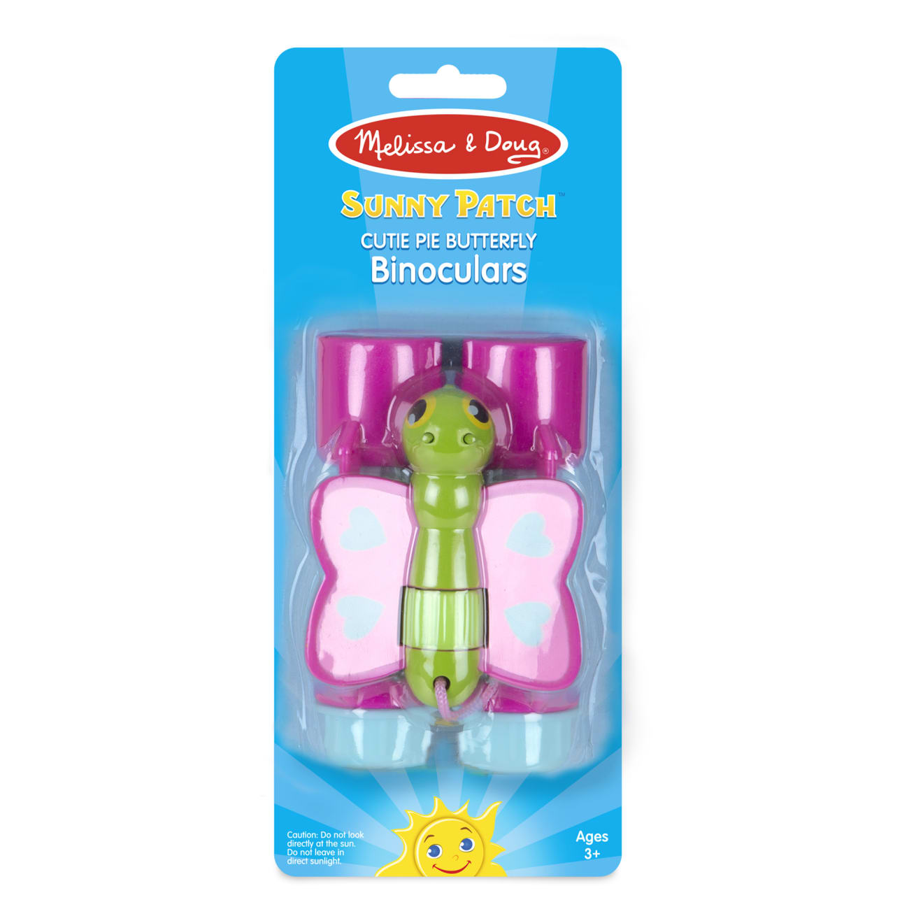 Cutie Pie Butterfly Binoculars for Kids - 8x21 Compact & Lightweight Outdoor Binoculars for Bird Watching, Hiking, Camping, and Nature Exploration