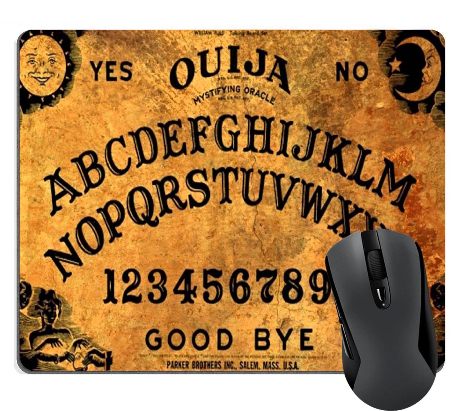 Vintage Retro Ouija Board Design Mouse Pad - Extra Large Gaming Mouse Mat for PC & Laptop - Perfect for Gamers, Office Work & Home Decor