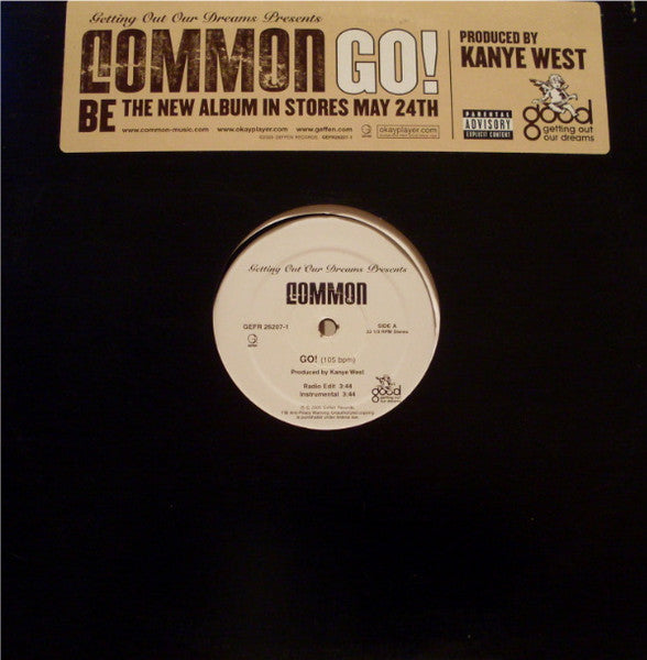 Common - Go (Geffen Records GEFR262071) | Vinyl LP, CD & Digital Download | Perfect for Hip-Hop Fans & Music Collectors