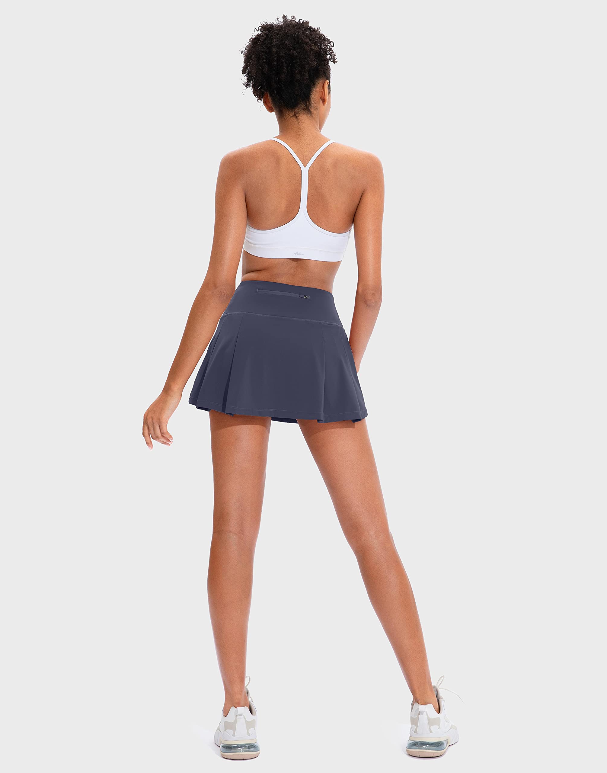 Soothfeel Women's Pleated Tennis Skirt with Pockets - High Waisted Athletic Skort for Golf, Running & Workouts | Perfect for Sports, Gym & Casual Wear