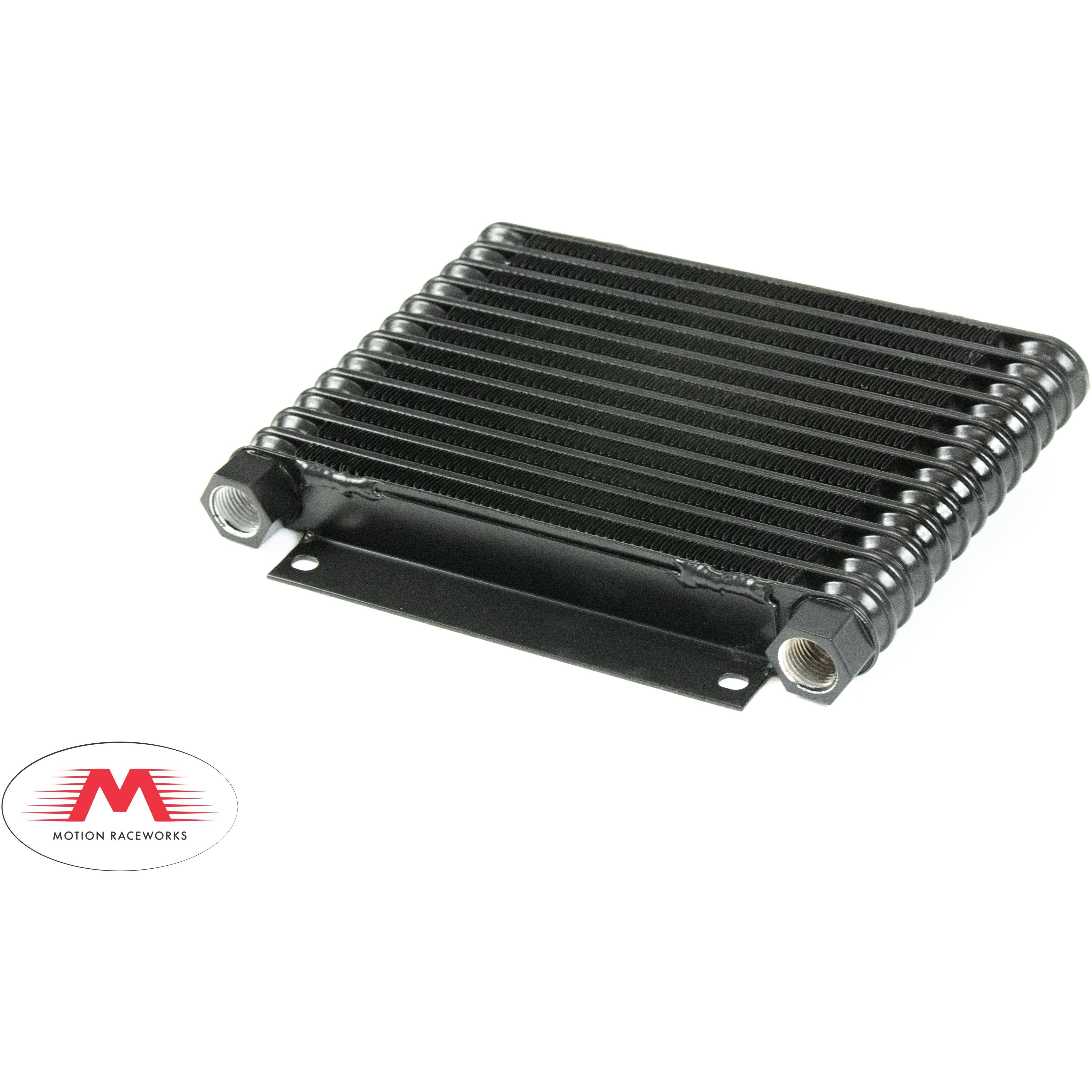 DERMALE 13 Row Series 9000 Plate & Fin Cooler 33603 - High Performance Aluminum Transmission Oil Cooler for Trucks, SUVs & Off-Road Vehicles - Perfect for Towing, Racing & Heavy-Duty Applications