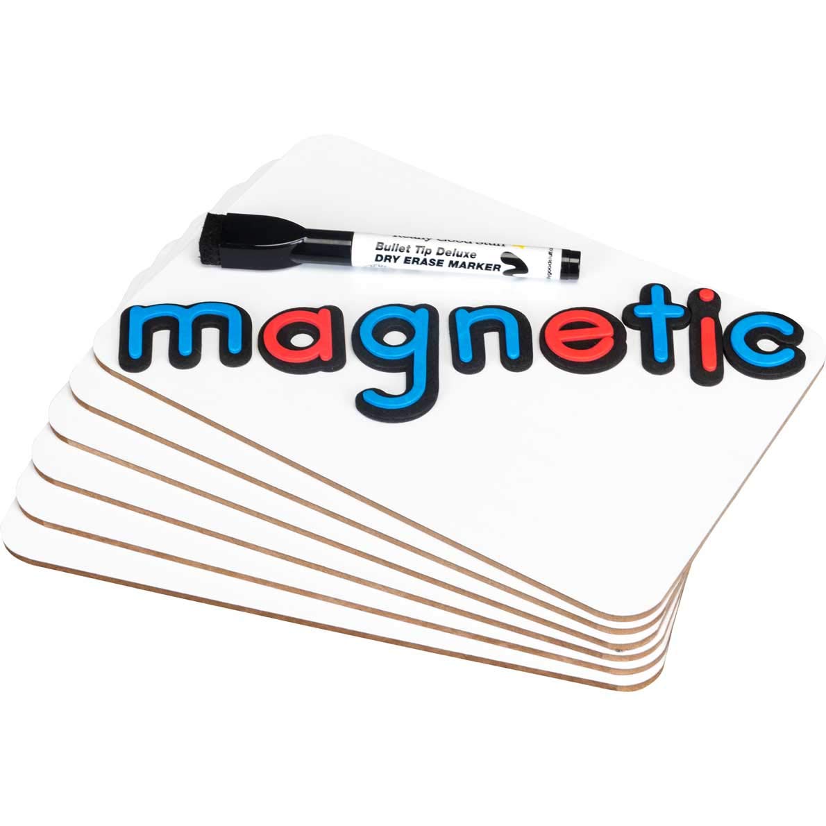 Really Good Stuff 9x6 Inch Mini Magnetic Dry Erase Whiteboard Set of 6 - Perfect for Classroom, Office & Home Organization