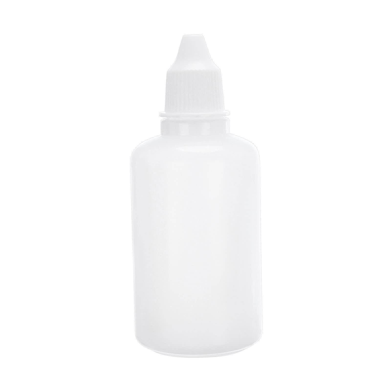 50ml Travel Empty Plastic Bottles for Shampoo & Conditioner - 100PCS Squeezable Refillable Containers (White) - Perfect for Toiletries, Cosmetics & Liquid Storage on Trips