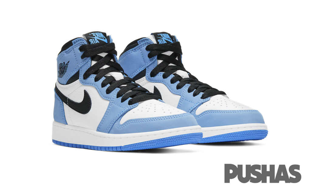 Air Jordan 1 'University Blue' TD Sneakers (2021 Release) - Men's Basketball Shoes for Streetwear & Casual Style | Perfect for Sneaker Collectors & Fashion Enthusiasts