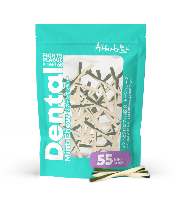 Altimate Pet Dental Dog Chews - Mint & Chlorophyll Flavored Teeth Cleaning Treats for Small, Medium & Large Dogs - Freshens Breath & Reduces Plaque - Perfect for Daily Oral Care & Training Rewards