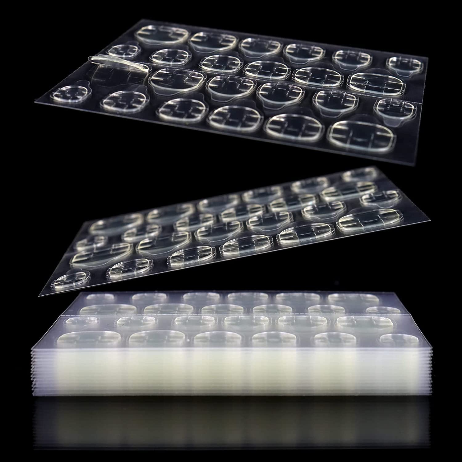 SaniGirl 120 Double Sided Nail Glue Stickers - Breathable Transparent Press on Nail Adhesive Tabs for Fake Nails - Easy Application for Salon Quality Manicures at Home, Parties & Special Events