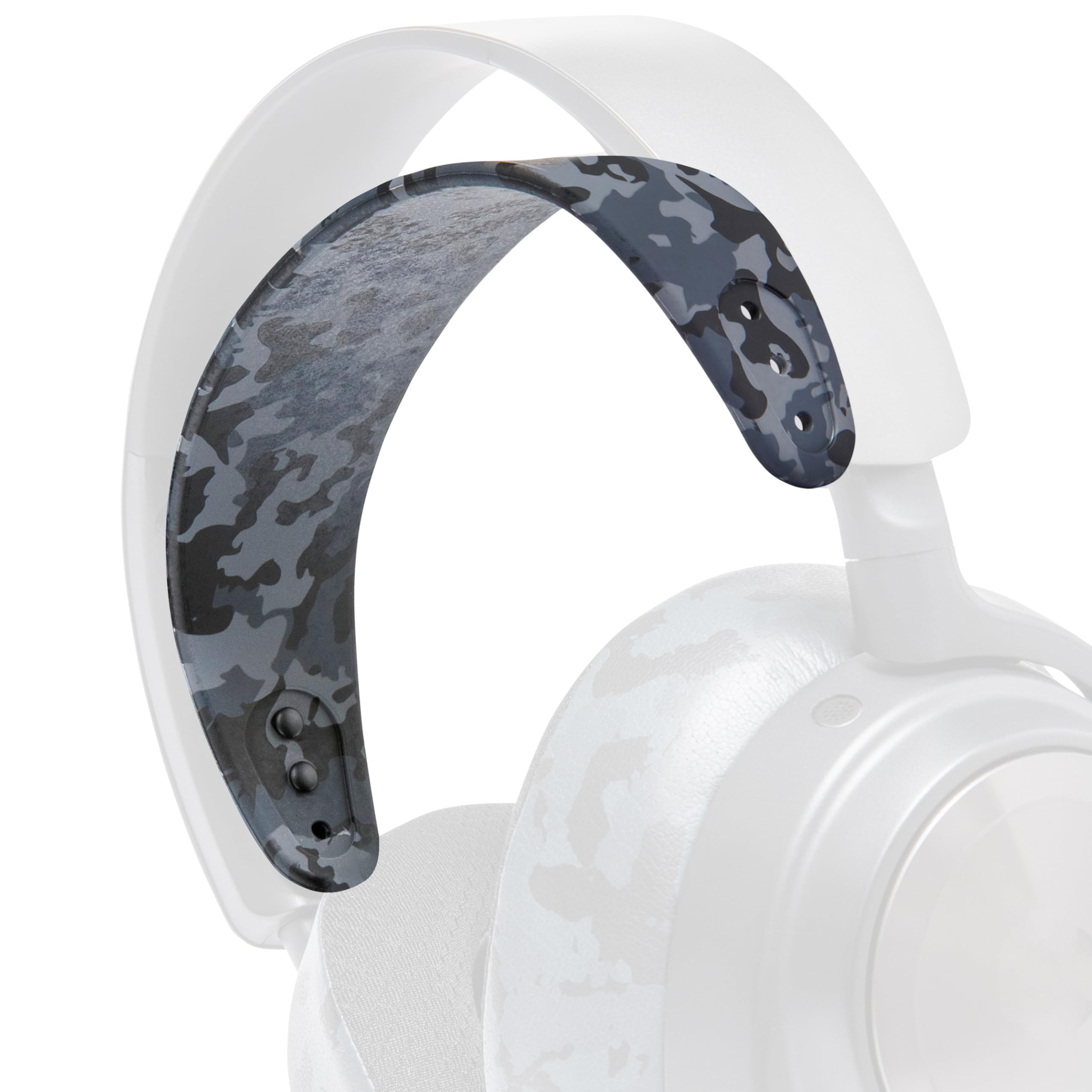 Upgraded Silicone Headband for Arctis Nova Headsets - Enhanced Flexibility & Comfort - Black Camo Design by Wicked Cushions - Perfect for Gaming, Streaming & Long Wear Sessions