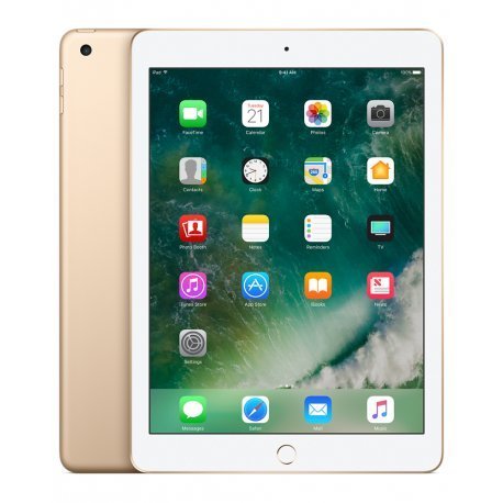 Refurbished Apple iPad 9.7-inch (2017 Model) 128GB Wi-Fi Tablet - Gold | Like New Condition | Perfect for Work, School & Entertainment