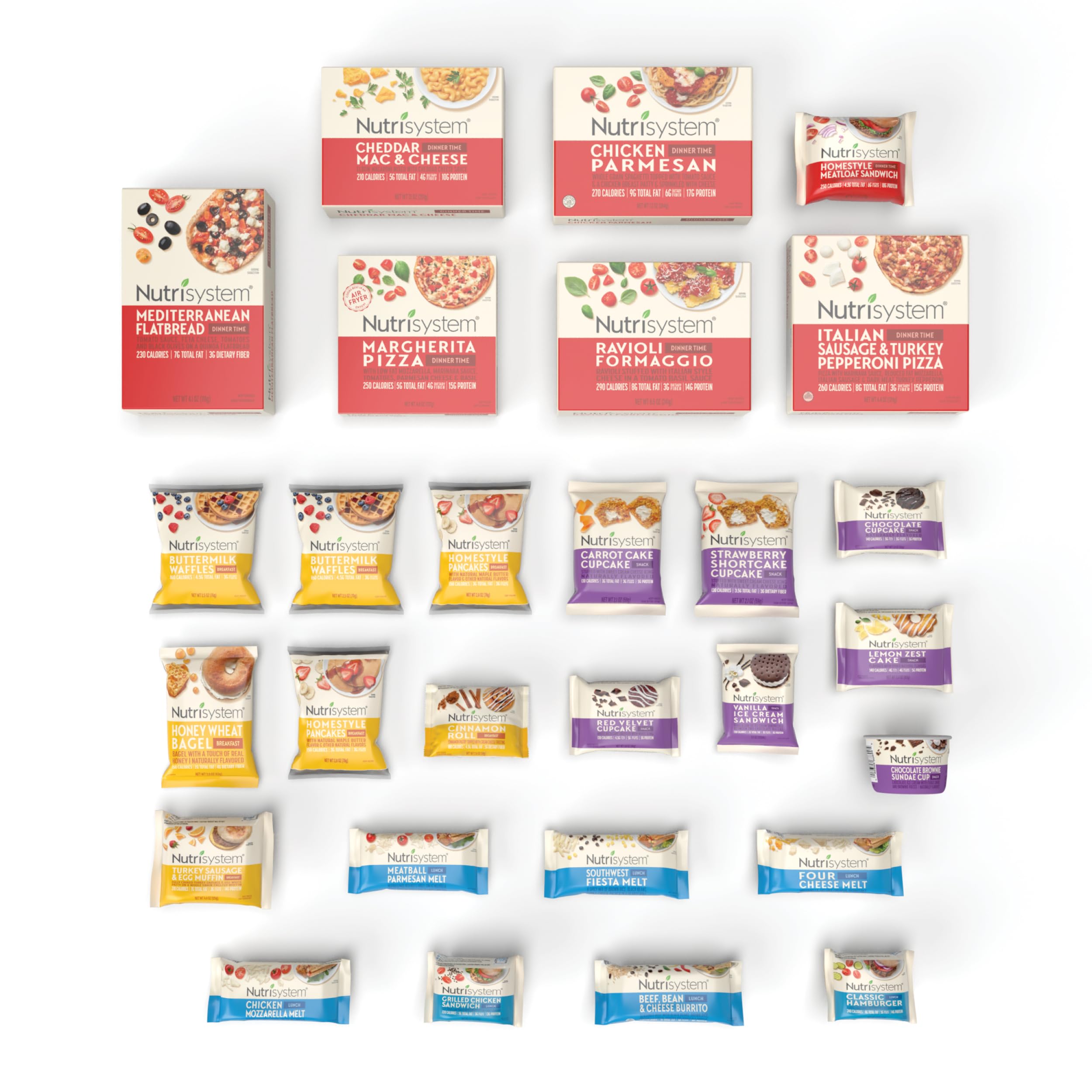 Nutrisystem® FROZEN Members' Favorites 7-Day Weight Loss Kit - 28 Delicious Meals & Snacks for Easy Diet Plan | Perfect for Busy Professionals & Weight Loss Journey