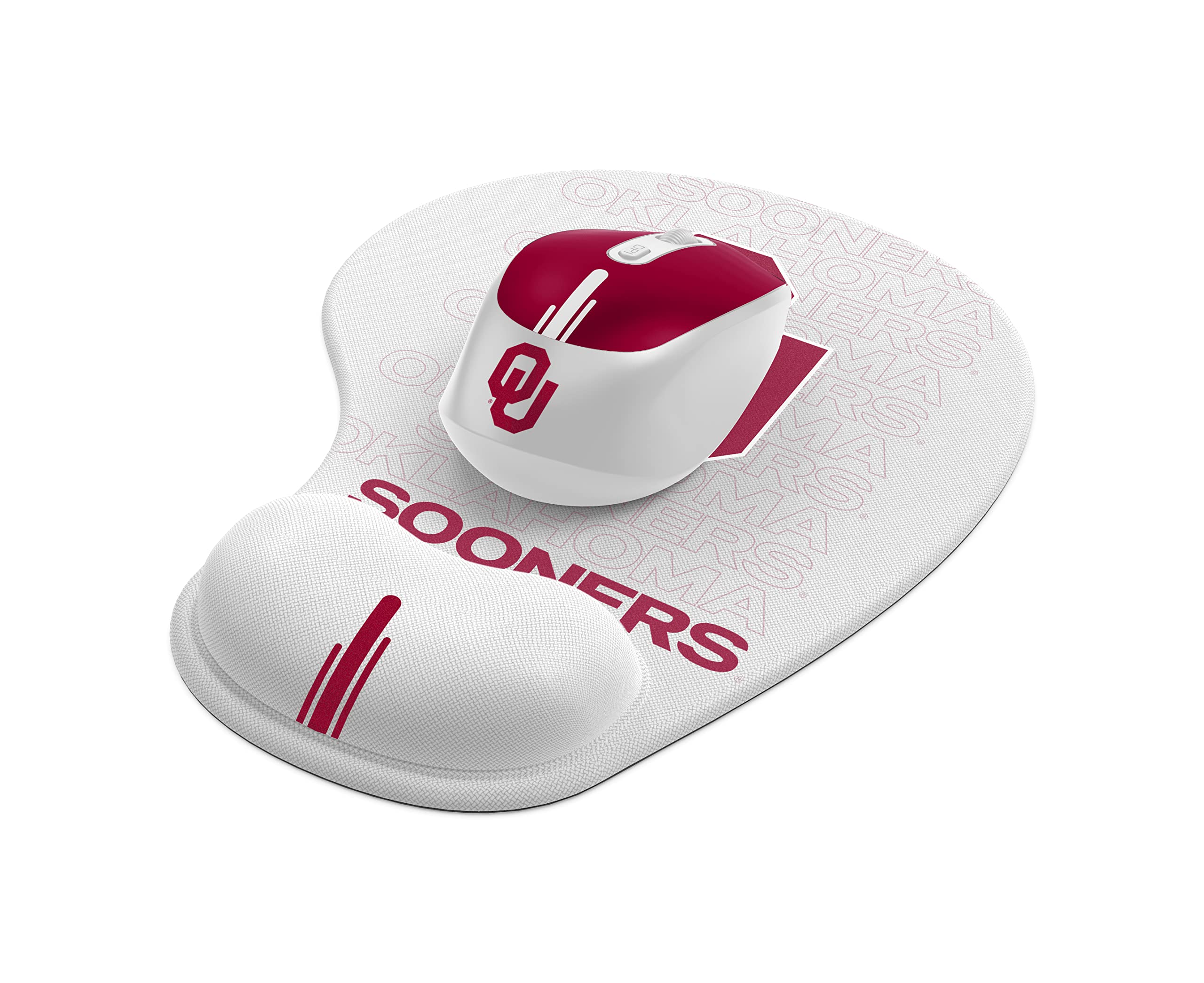 SOAR NCAA Unisex Wireless Mouse with Mouse Pad - Ergonomic Gaming & Office Use for PC, Laptop, Mac - Perfect for College Students & Sports Fans