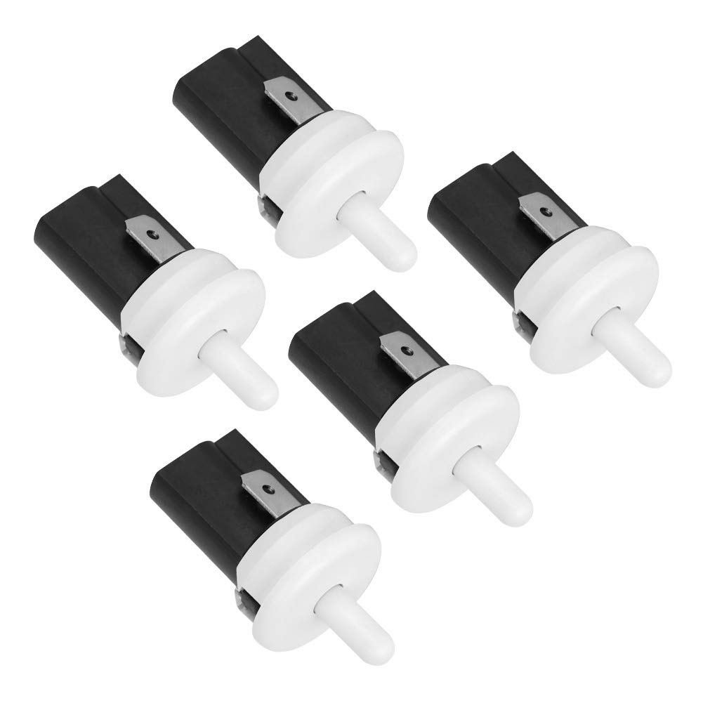 Shanrya Refrigerator Light Switch - Push Button ON/OFF Metal Switch with IP65 Waterproof Rating for Kitchen Appliances & Commercial Freezers