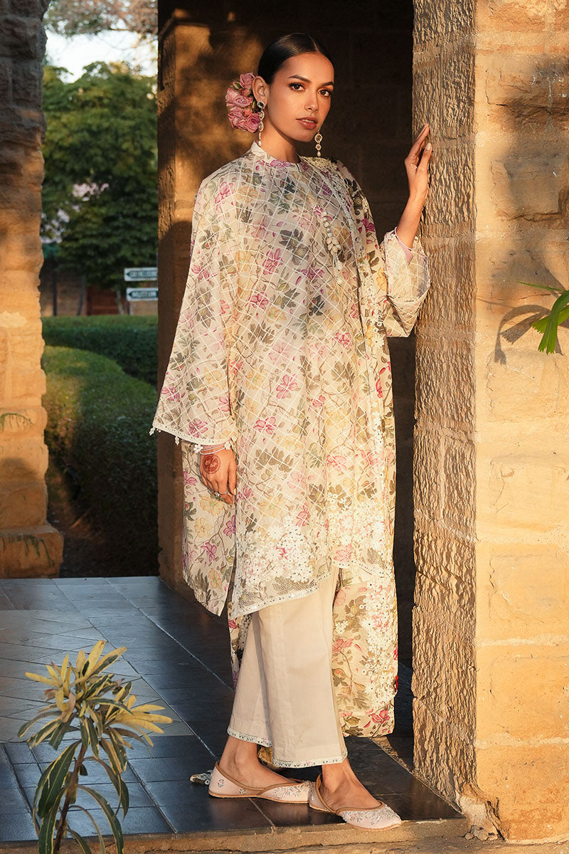 LILY LUX 3-Piece Printed Lawn Suit Set for Women - Floral Summer Outfit for Casual Wear, Parties & Special Occasions