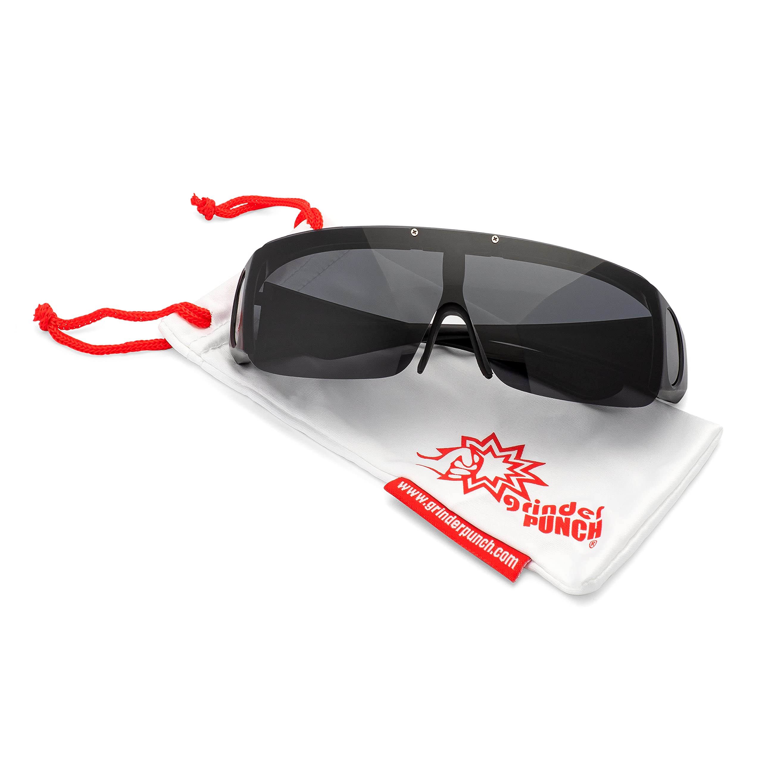 Polarized Flip-Up Sunglasses for Over Prescription Glasses - UV400 Protection, Light Blocking Wrap-Around Shield - Perfect for Driving, Fishing & Outdoor Activities