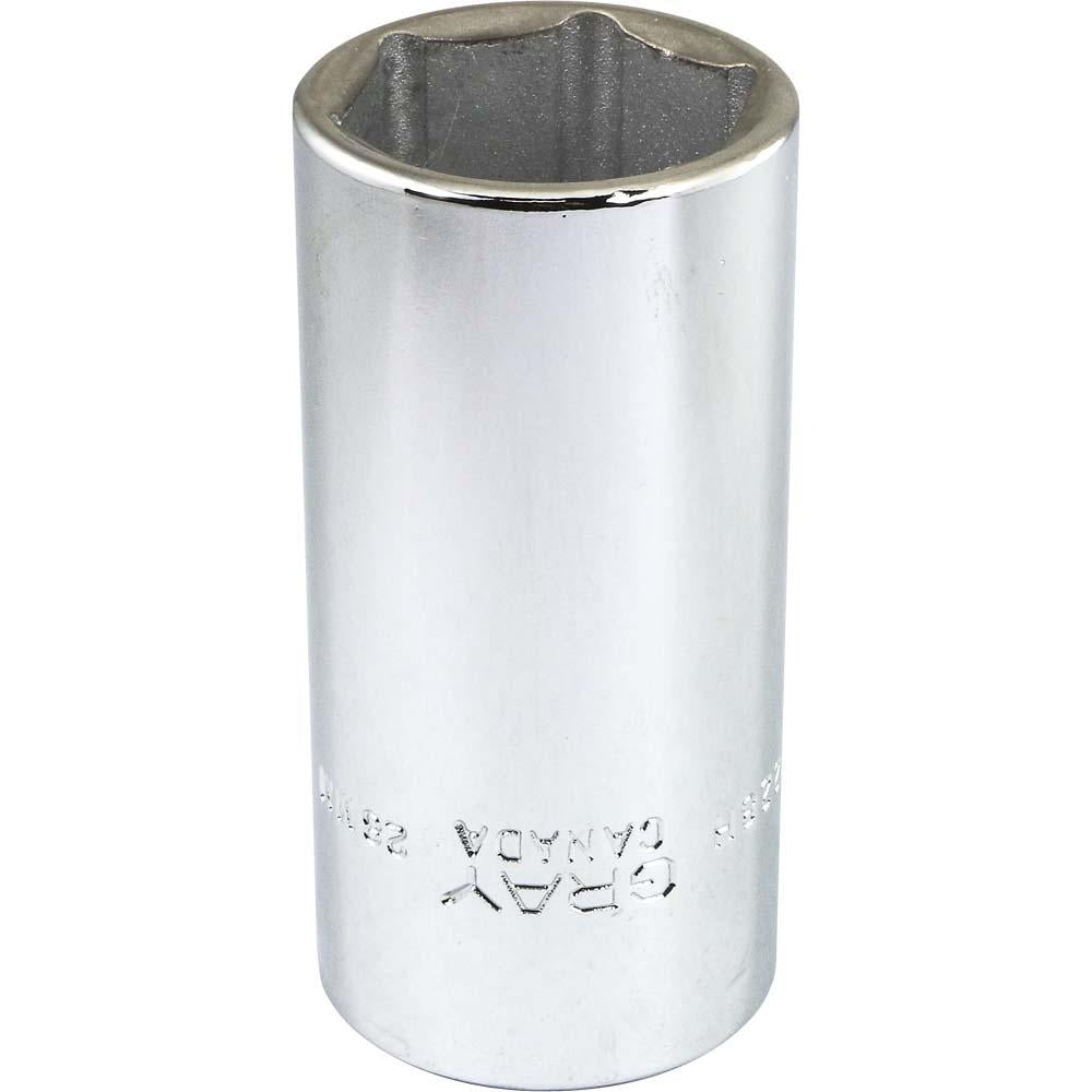 1/2 Inch Drive 6-Point Metric Deep Socket Set - Heavy Duty Impact Sockets for Automotive Repair, Machinery & DIY Projects