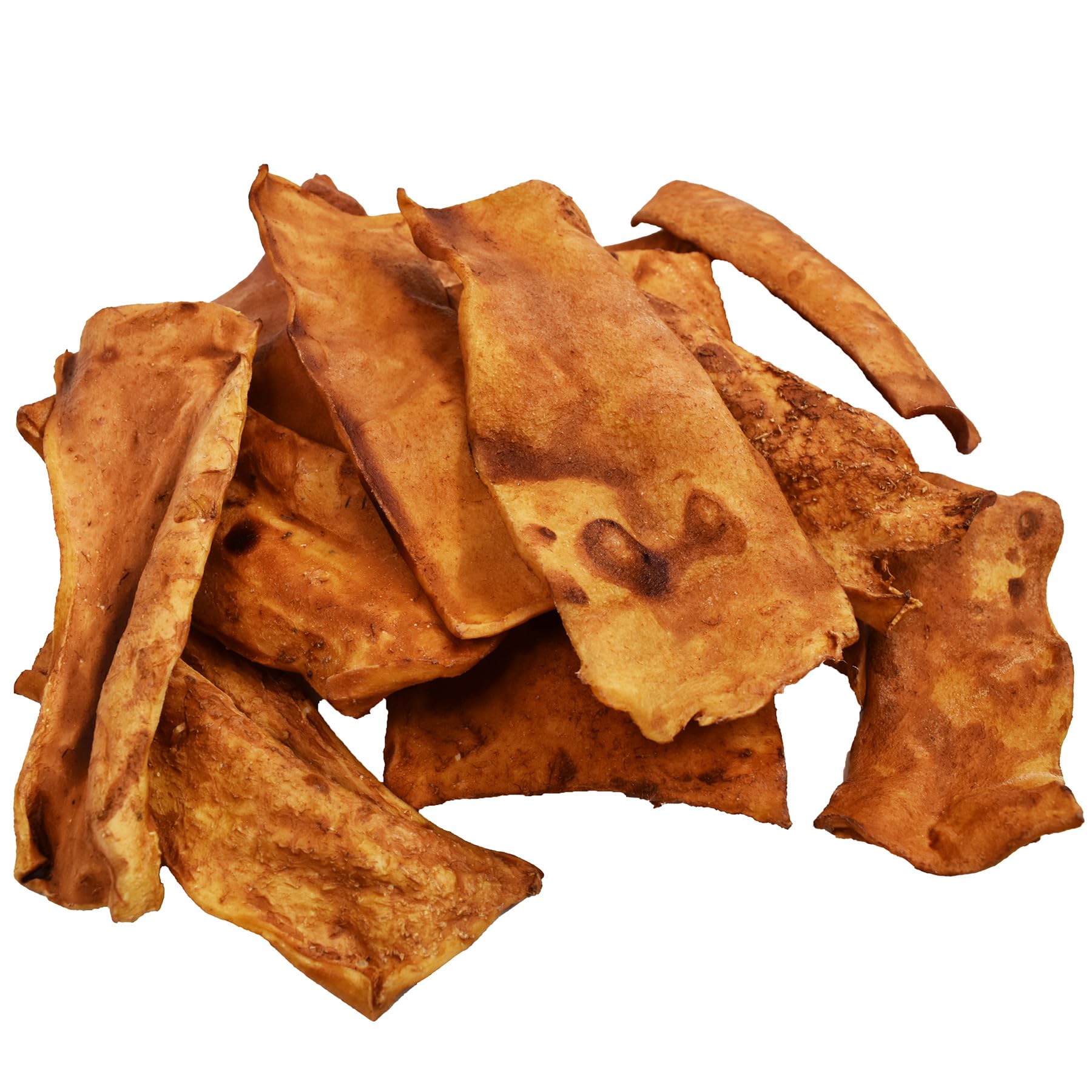 Premium Large Dog Rawhide Chews - 3-Pound Bag Beef Flavor Chips - Durable Rawhide Bones for Aggressive Chewers - Ideal for Large Breed Dogs - Perfect for Training, Teething Relief, and Long-Lasting Chewing Fun