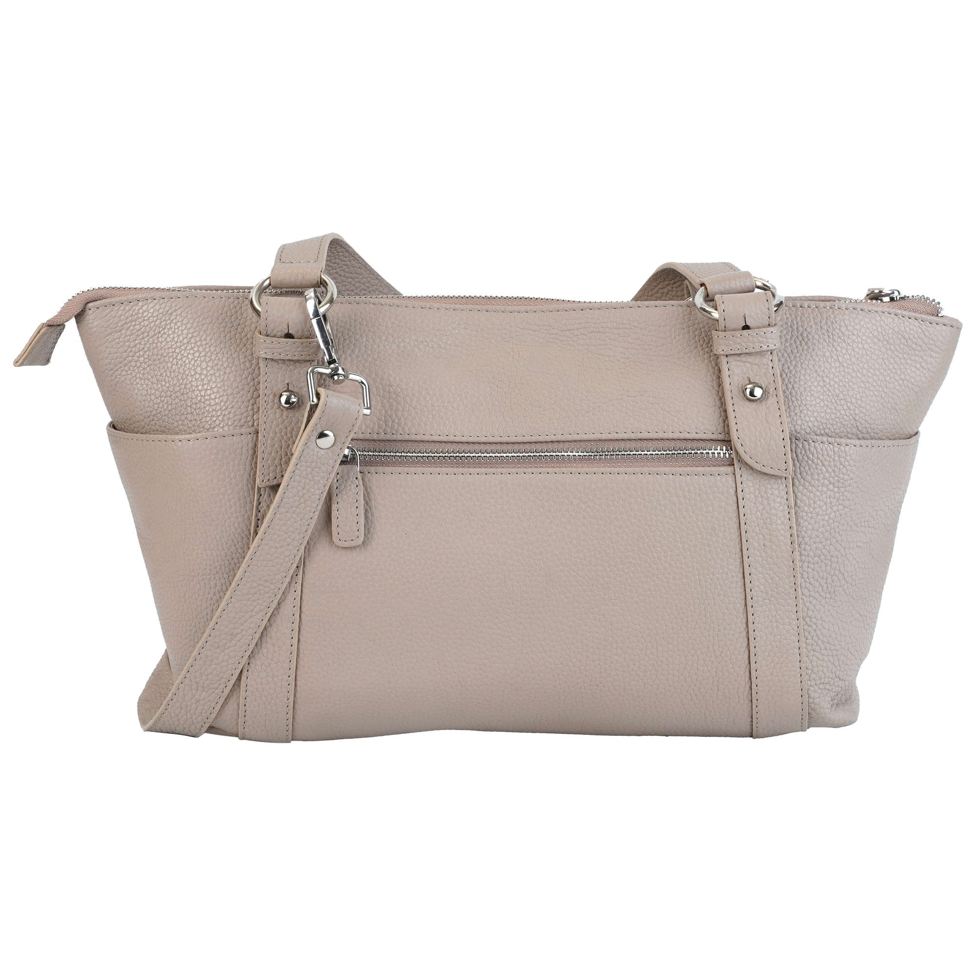 Mancini Pebbled Amelia Crossbody Handbag for Women - Stylish Leather Shoulder Purse with Adjustable Strap, Perfect for Work, Travel & Everyday Use