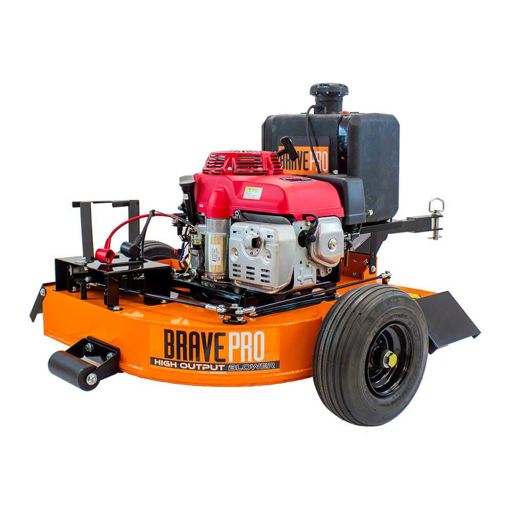 BravePro Tow Behind Leaf Blower with Honda GXV390 Engine - Powerful Yard Cleanup for Large Properties & Landscaping