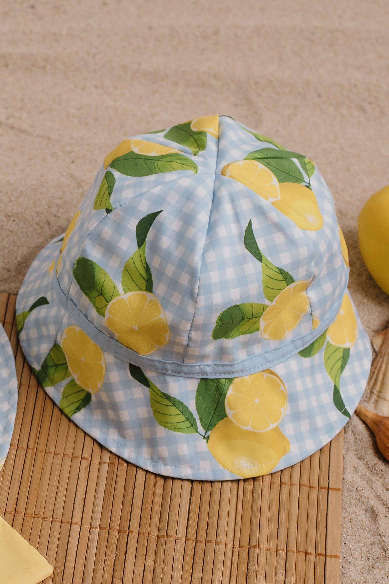 LEMONS Bucket Hat for Women & Men - Summer Sun Protection, Fashion Adjustable Cotton Cap for Beach, Outdoor, and Travel