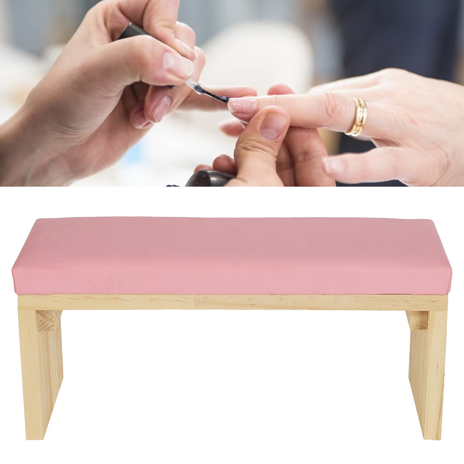 Premium Soft PU Leather Nail Arm Rest for Acrylic & Gel Nails - Ergonomic Hand Cushion Support for Nail Salon, Manicure & Pedicure Treatments - Perfect for Nail Technicians & Home DIY Beauty Care