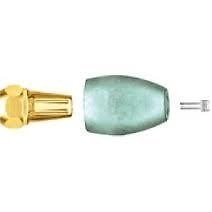 Boating Accessories New Martyr ANODES Prop NUT KIT Bravo III ZINC MTR CMPNDZF14UNS - Ideal for Marine Engine Protection and Corrosion Prevention
