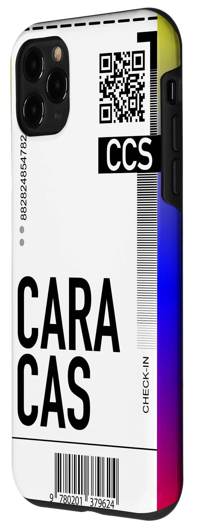 iPhone 11 Pro Case - Stylish Boarding Pass Design with Caracas Venezuela Air Ticket Print | Perfect for Travel, Gifts & Everyday Use