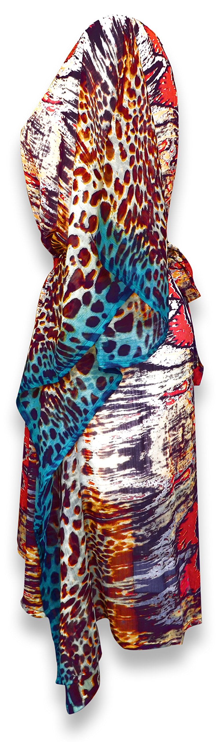 Women's Summer Tunic Tops - Flowy Caftan Cover Up Dress for Beach, Vacation & Casual Wear | Lightweight Loose Fit Shirt Dress for Women