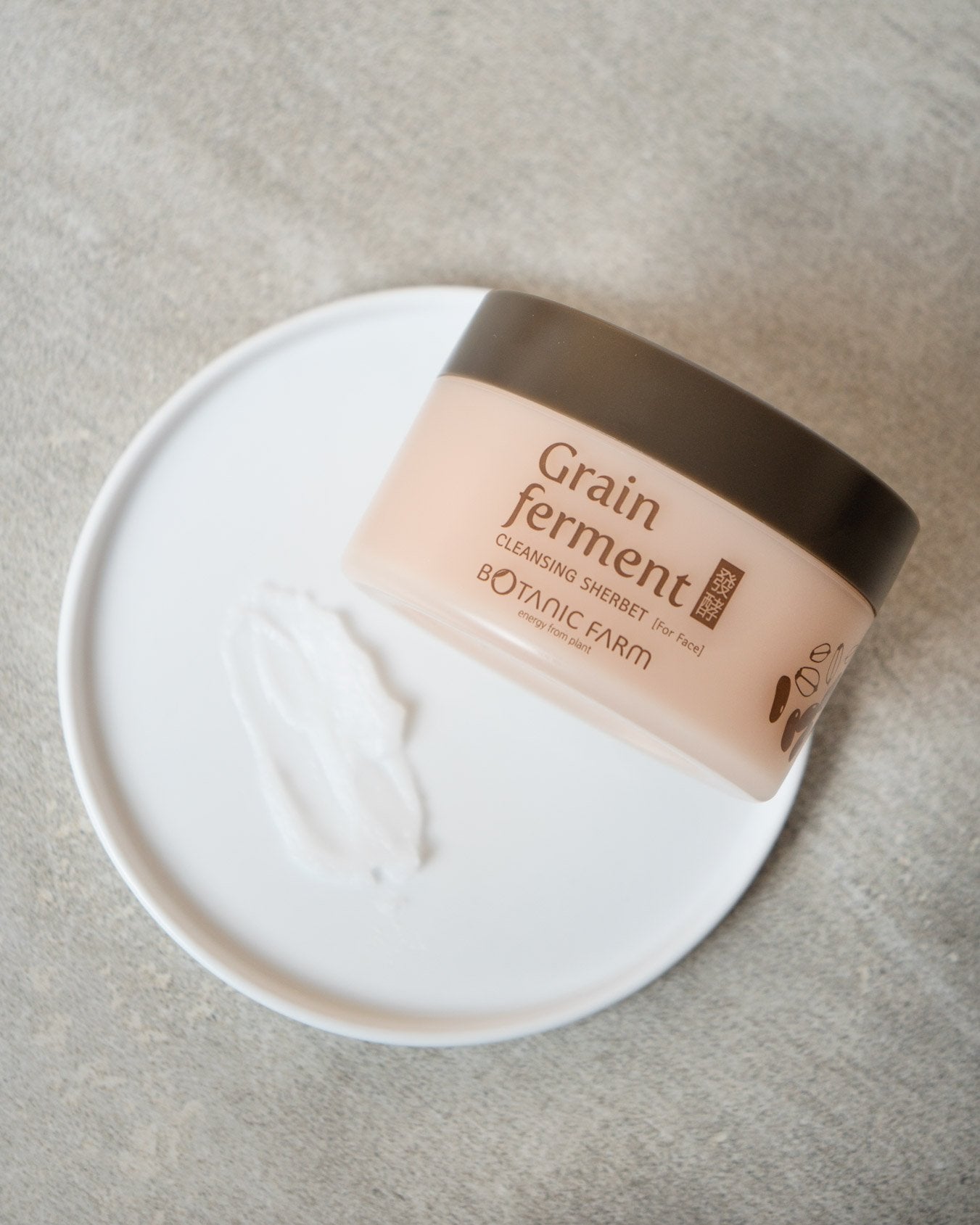 Grain Ferment Cleansing Sherbet - Gentle Exfoliating Face Wash for Smooth Skin | Perfect for Daily Skincare Routine & Sensitive Skin Care