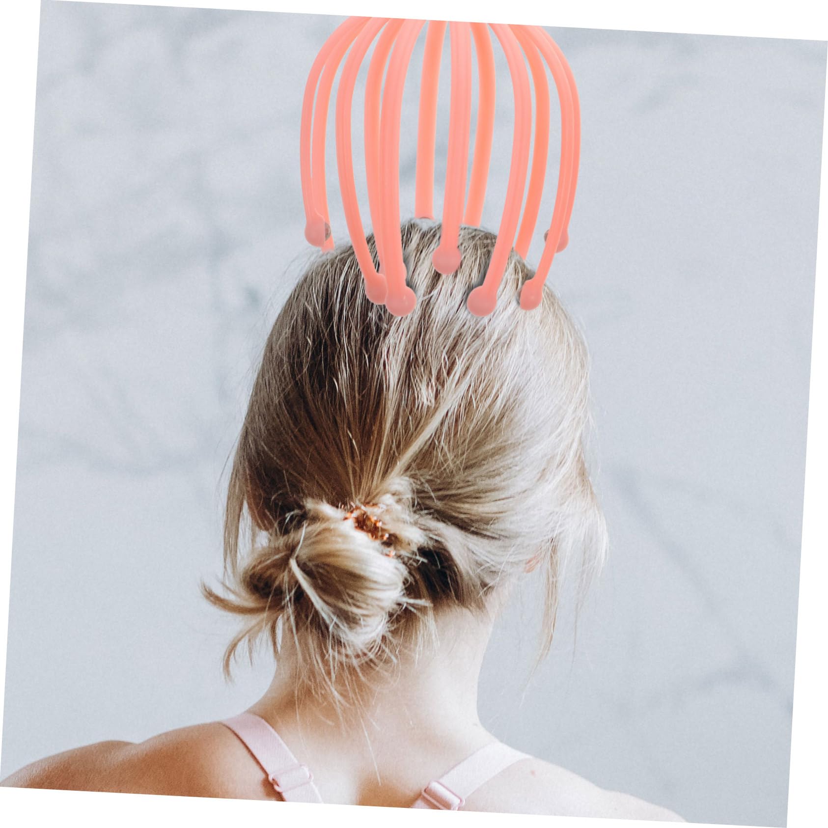 EXCEART 2-Pack Handheld Head Massager & Scalp Massager Tool - Stress Relief & Relaxation for Head, Neck & Shoulders - Perfect for Home, Office & Travel (Random Color)