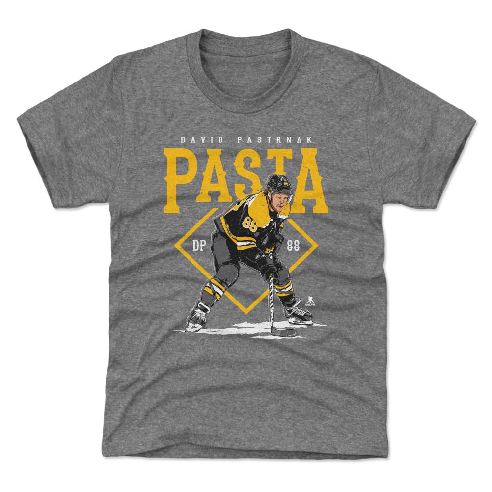 500 LEVEL David Pastrnak Kids Hockey Jersey - Boston Bruins Pasta Player T-Shirt for Young Fans | Game Day, Birthday & Sports Party Outfit