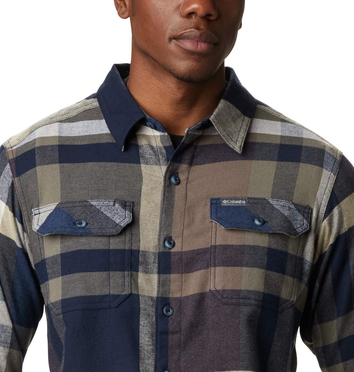 Columbia Men’s Flare Gun Stretch Flannel Shirt - Moisture Wicking, Comfort Stretch Fabric for Outdoor Hiking & Casual Wear