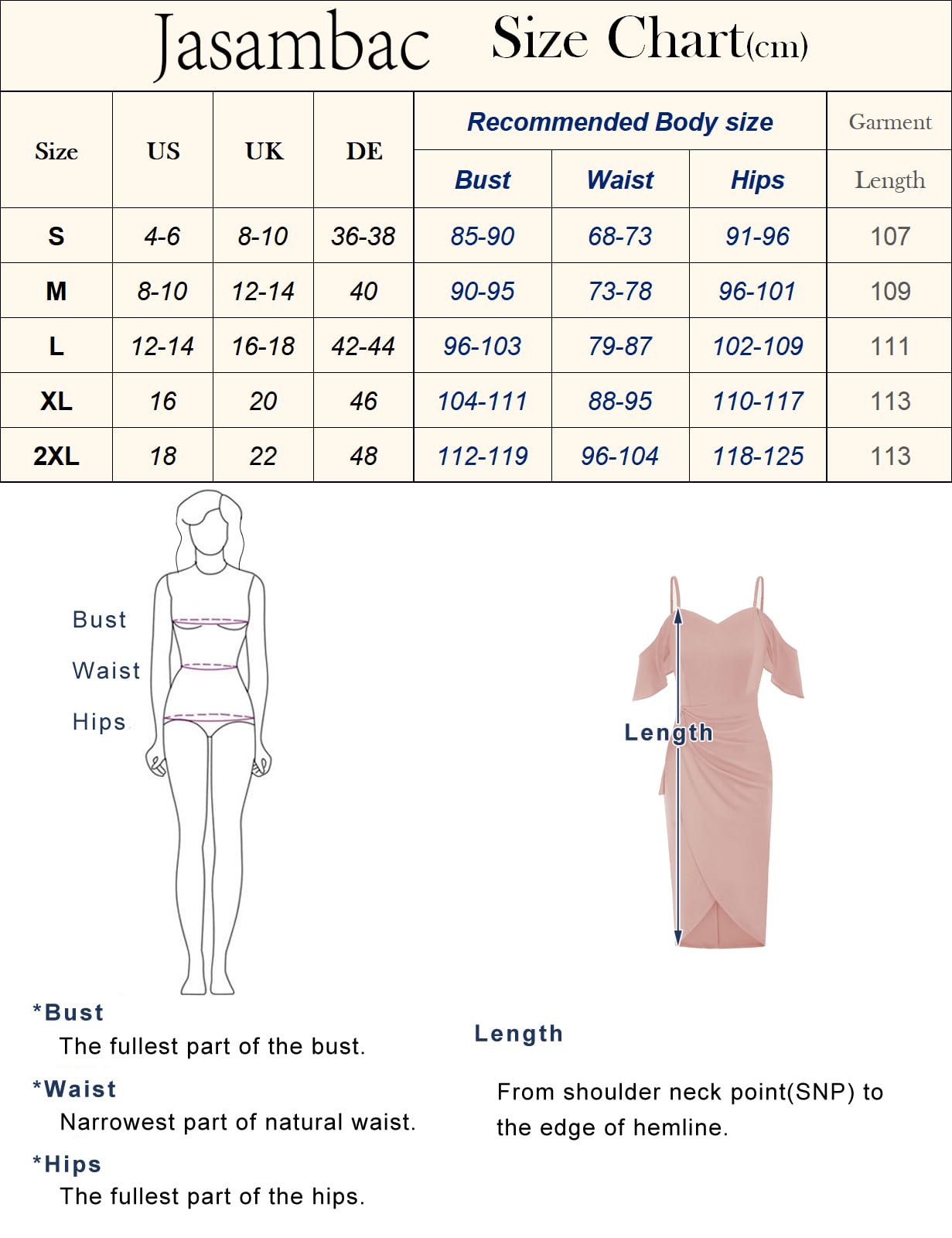 JASAMBAC Women's Ruched Bodycon Dress - Off Shoulder Belted Ruffle Sleeve Midi Wrap Dress for Wedding Guest, Party & Cocktail Events
