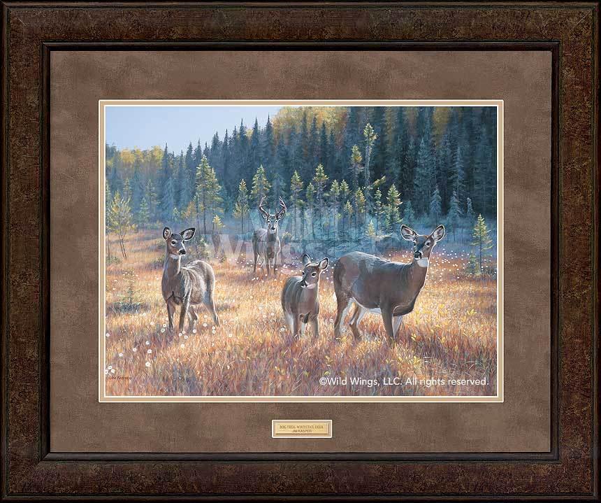 Bog Trek Whitetail Deer GNA Premium Print - High-Quality Hunting & Outdoor Decor for Cabin, Lodge, or Man Cave Wall Art