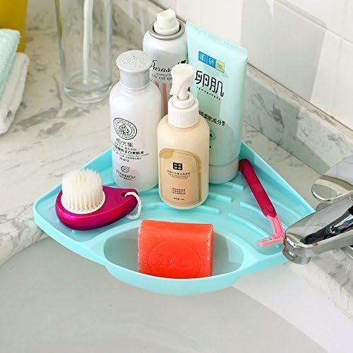 Multipurpose Kitchen Sink Organizer - Sponge & Detergent Holder for Dish Washing - Space Saving Corner Tray