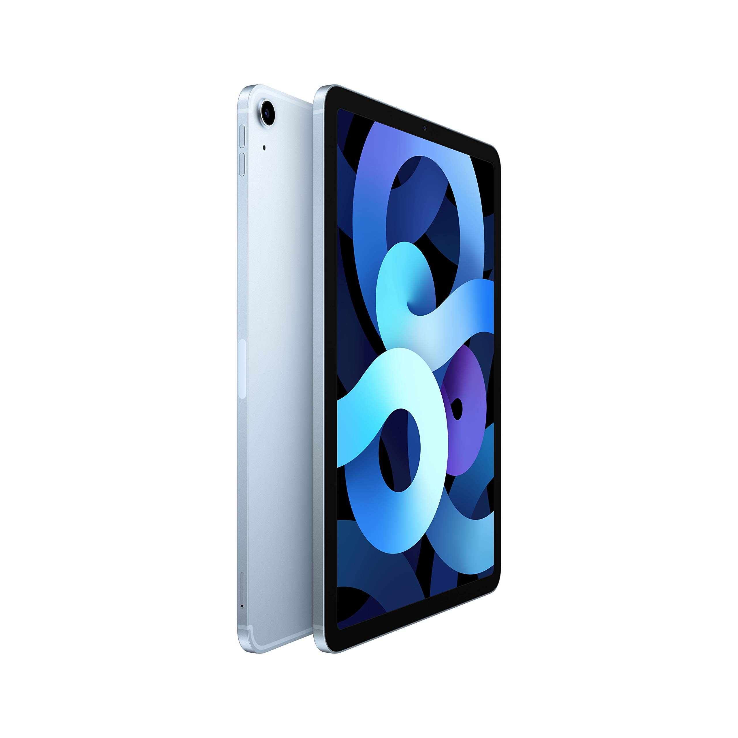 Apple iPad Air 4 (4th Generation) 256GB WiFi + Cellular - Sky Blue (Renewed Premium Certified) - Perfect for Work, Study & Entertainment On-The-Go
