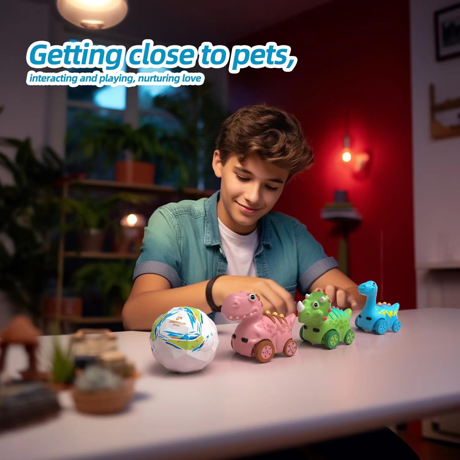 Interactive Walking Dinosaur Toy for Kids Ages 3-5 | Rechargeable Musical & Sensory Developmental Toy | Fun Moving Toy for Toddlers | Perfect for Birthday Gifts & Early Learning Playtime