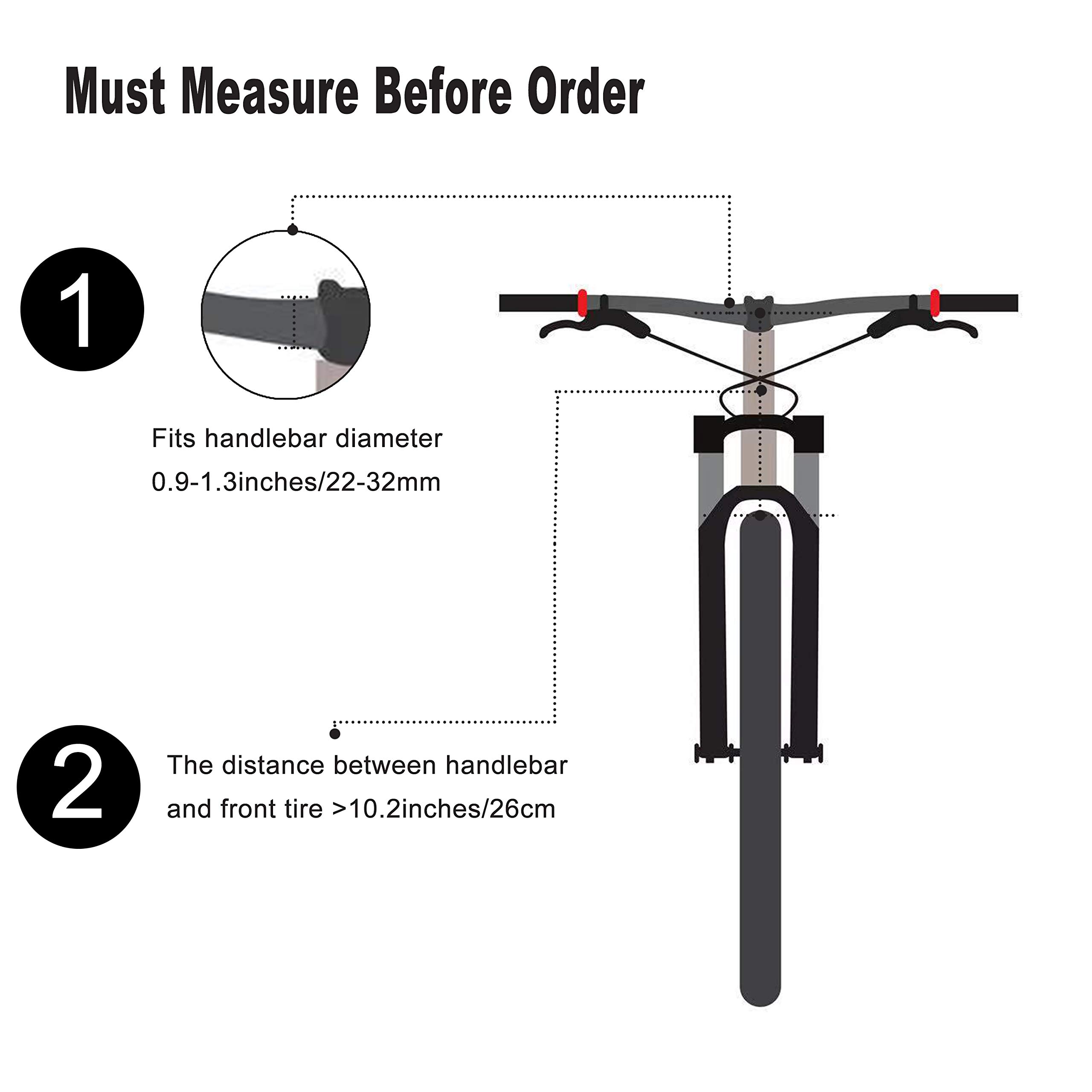 Apollo Walker Detachable Bike Basket - Handlebar Cycling Bag with Fleece Padding & Escape-Proof Leash for Small Dogs | Perfect for Pet Shopping, Picnics & Outdoor Adventures