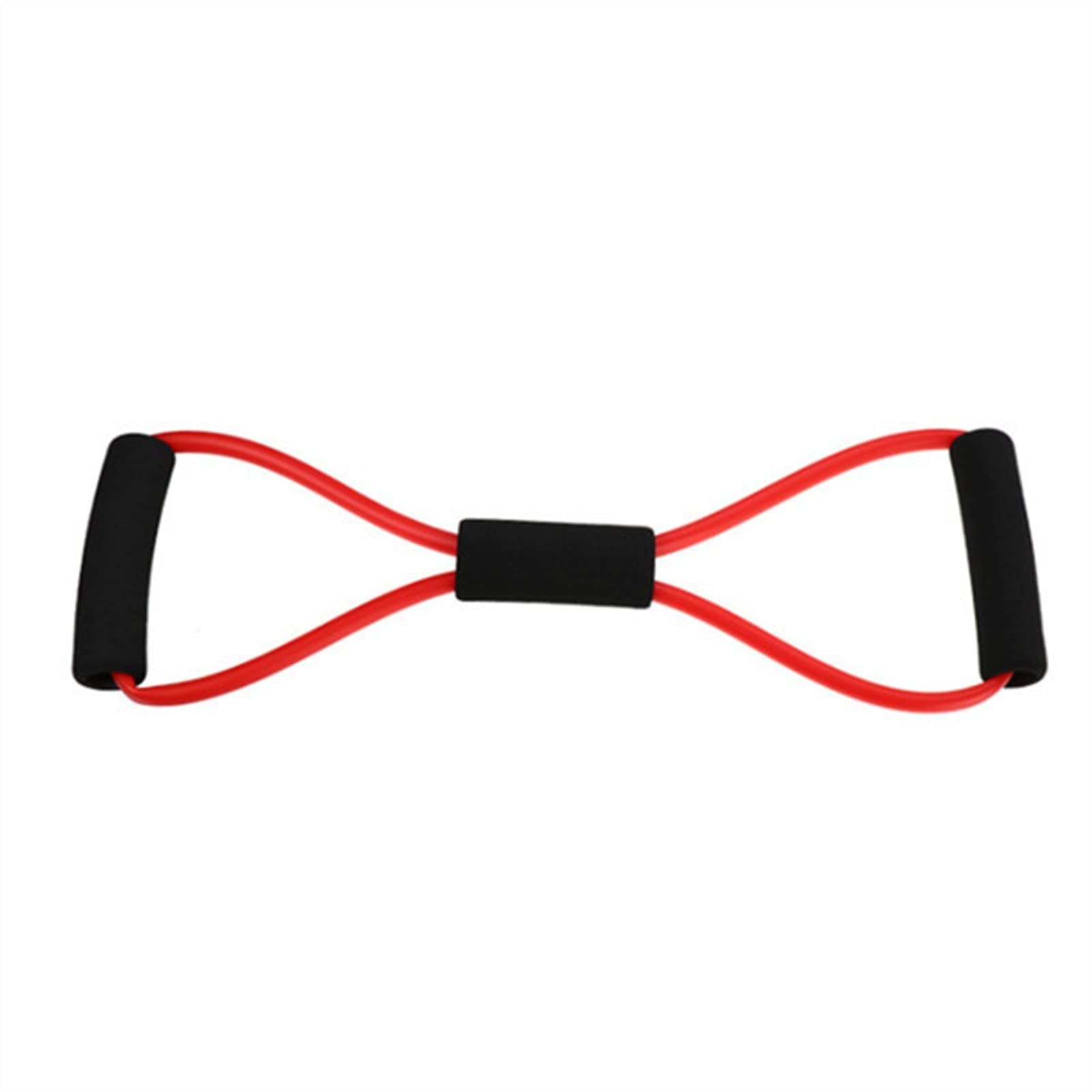 ONGHAHYIS 8 Loop Chest Expander - Heavy Duty Resistance Bands for Strength Training, Yoga, Fitness & Muscle Building - Elastic Exercise Bands for Home Gym, Physical Therapy & Sports Equipment (Red) - Perfect for Full Body Workouts, Rehabilitation & Cross Training