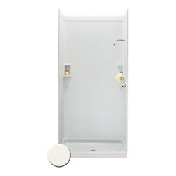 Swan SS0629601.012 Night Sky Solid Surface Glue-Up Shower Wall Panel, 0.25-in x 62-in x 96-in, Perfect for Modern Bathroom Renovations