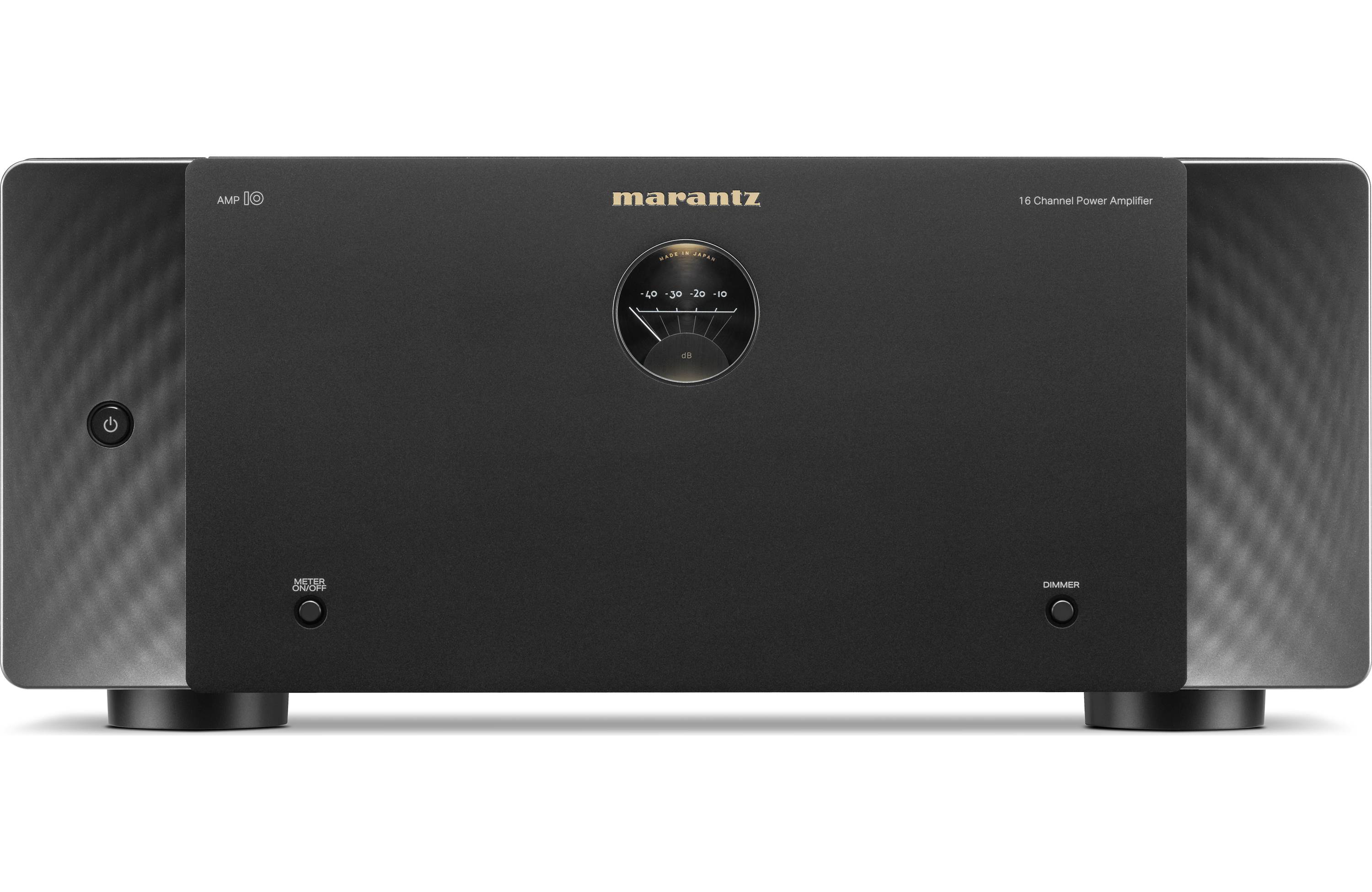 Marantz AMP 10 Reference 16 Channel Power Amplifier - High-End Home Theater Audio System for Movie Nights & Music Listening