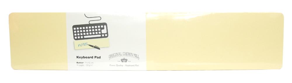 Original Crown Mill Color Vellum Keyboard Note Pad - Premium Writing Paper for Office, School & Creative Projects - Elegant Stationery for Letters, Journals & Scrapbooking